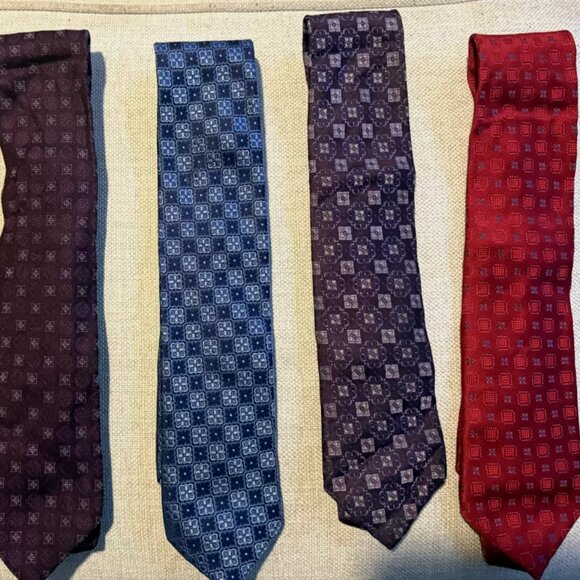 AMAZING MEN'S LIMITED EDITION LOT OF 5 CANALI TIES - ITALY